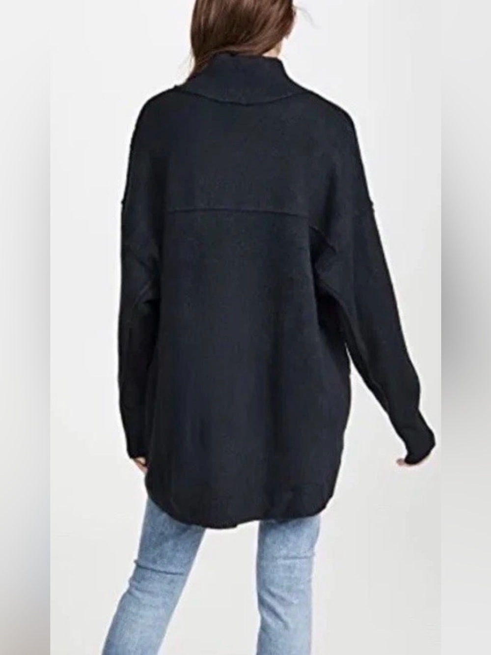 Free People Afterglow Mock Neck sweater in black - Picture 10 of 10